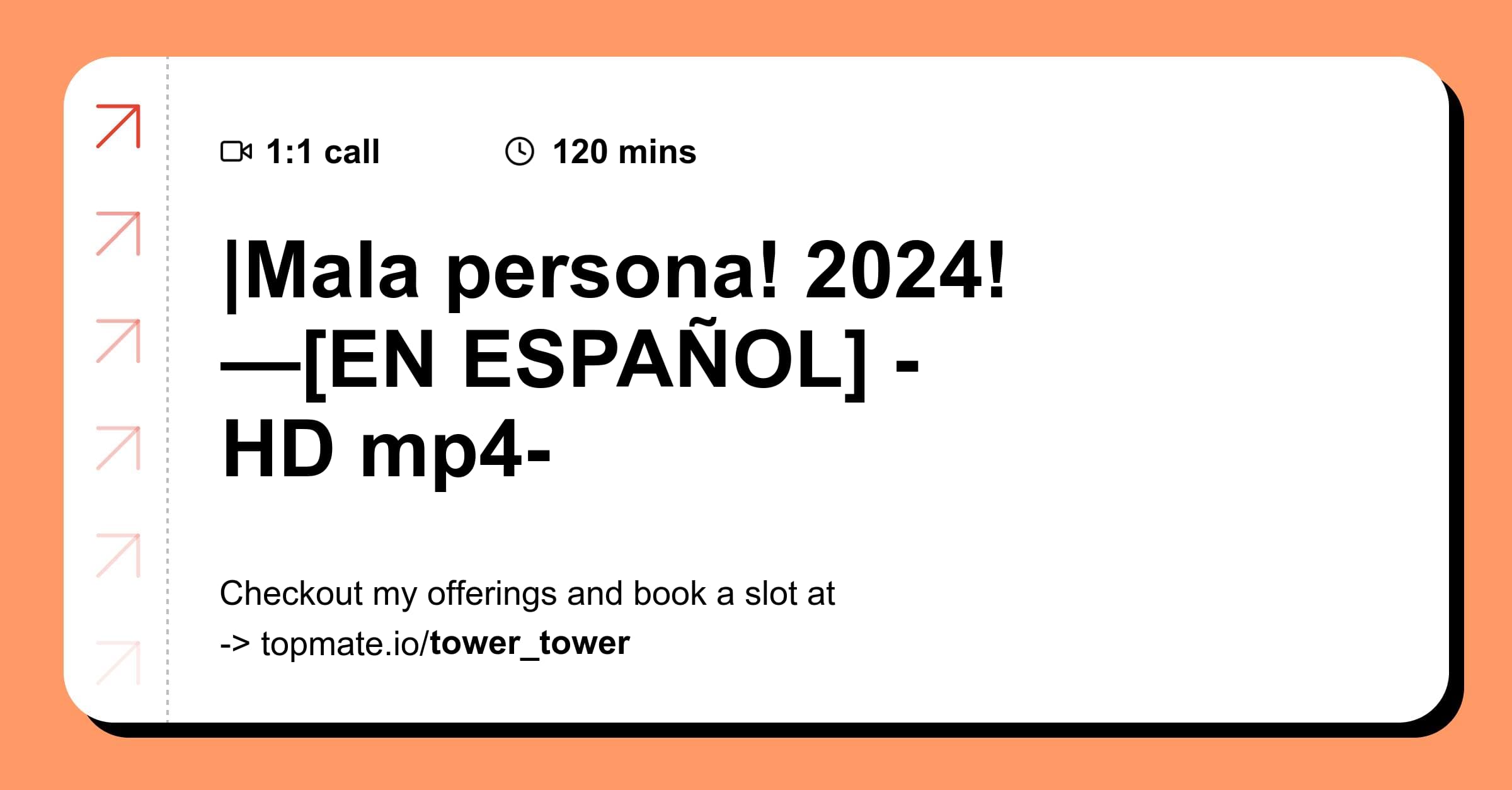 Mala persona! 2024!—[EN ESPAÑOL] HD mp4 with TOWER TOWER